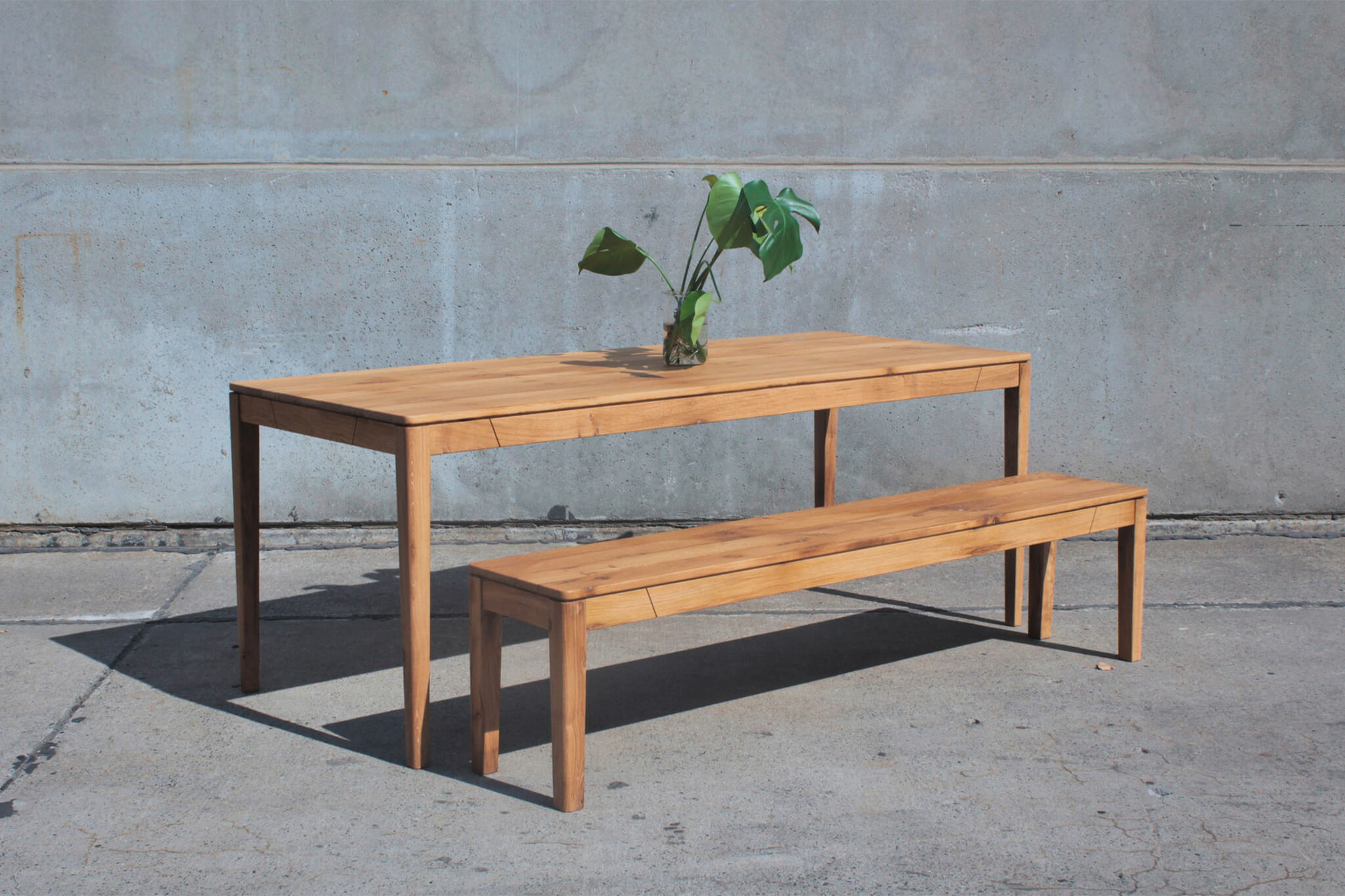 Paul — Sitzbank aus Massivholz – Bild 7